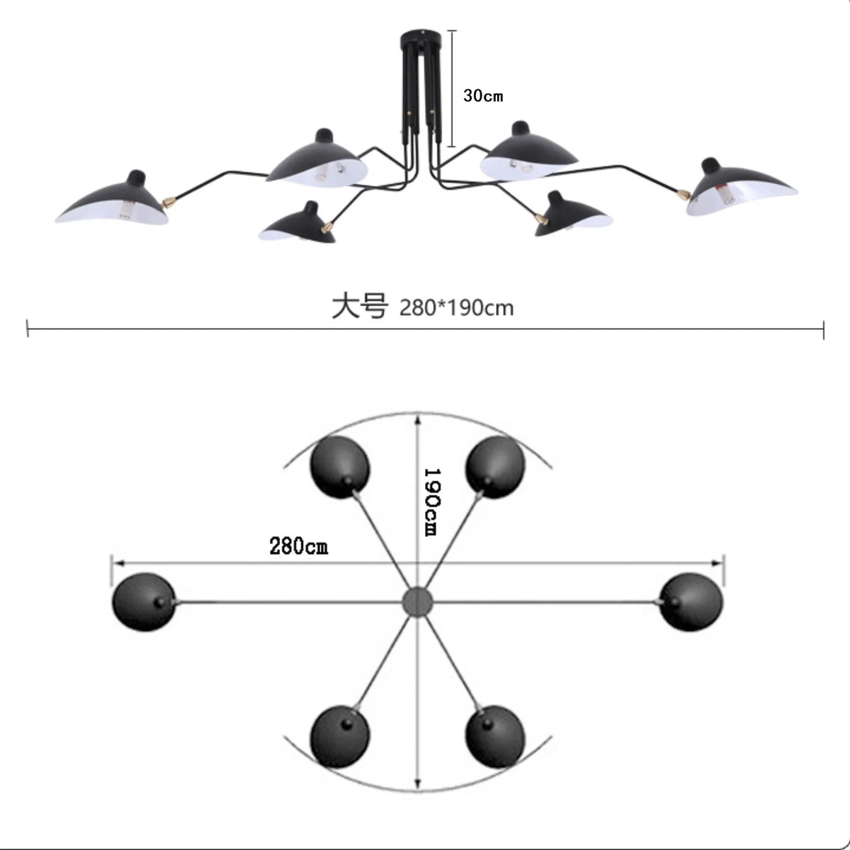 lampe suspension moderne noire dorée fixations vis incluant ampoule câble électrique