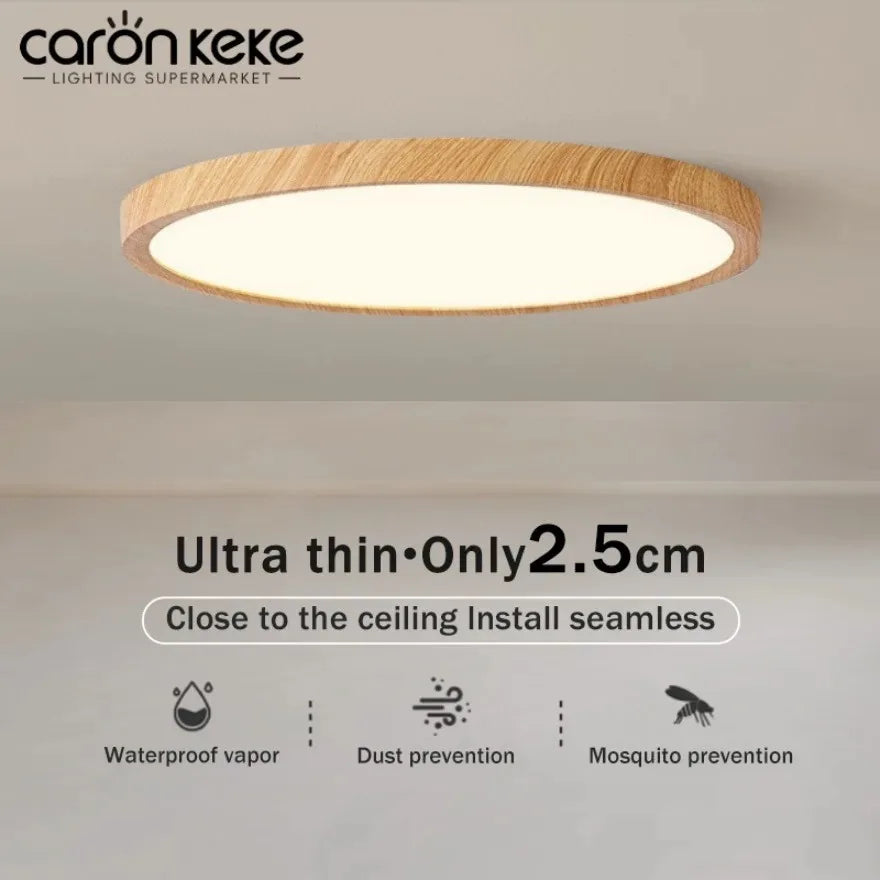 lampe moderne bois naturel blanc texture bois opacité facile éclairage led couleurs