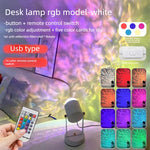 lampe ambiance blanc moderne projecteur lumière transparente base câble interrupteur
