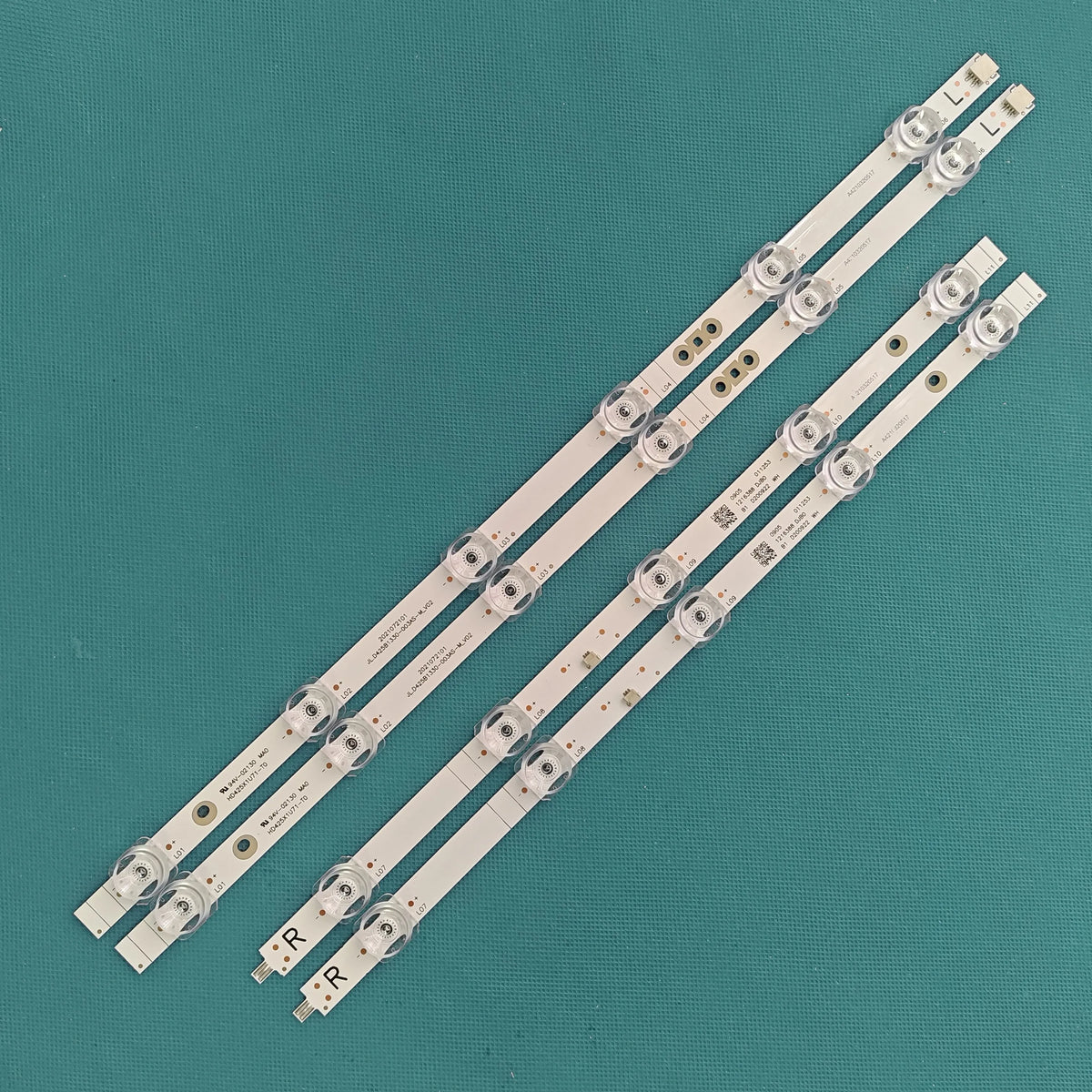 bande lumineuse led blanc moderne téléviseur rétro éclairage aluminium fixations