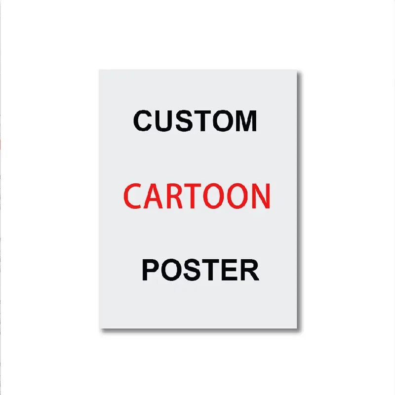 toile art personnalisée moderne personnages animés paysage noir blanc bleu vert beige gris