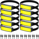 lampe frontale rechargeable led usb camping pêche chasse bande rétractable indicateur puissance moderne noire