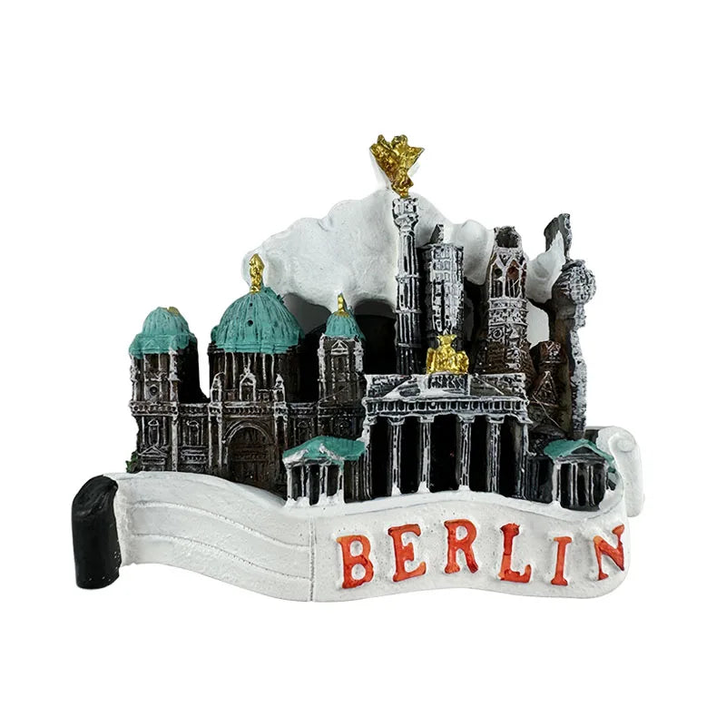 souvenirs aimants réfrigérateur scènes urbaines paysages culturels personnages belgique berlin grèce russie espagne praguechine