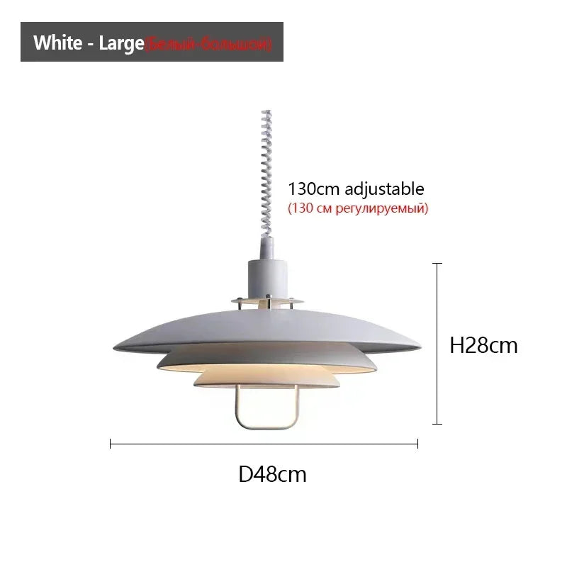suspension lumineuse moderne alliage gris noir géométrique réglable 90 260V 249 2000lm