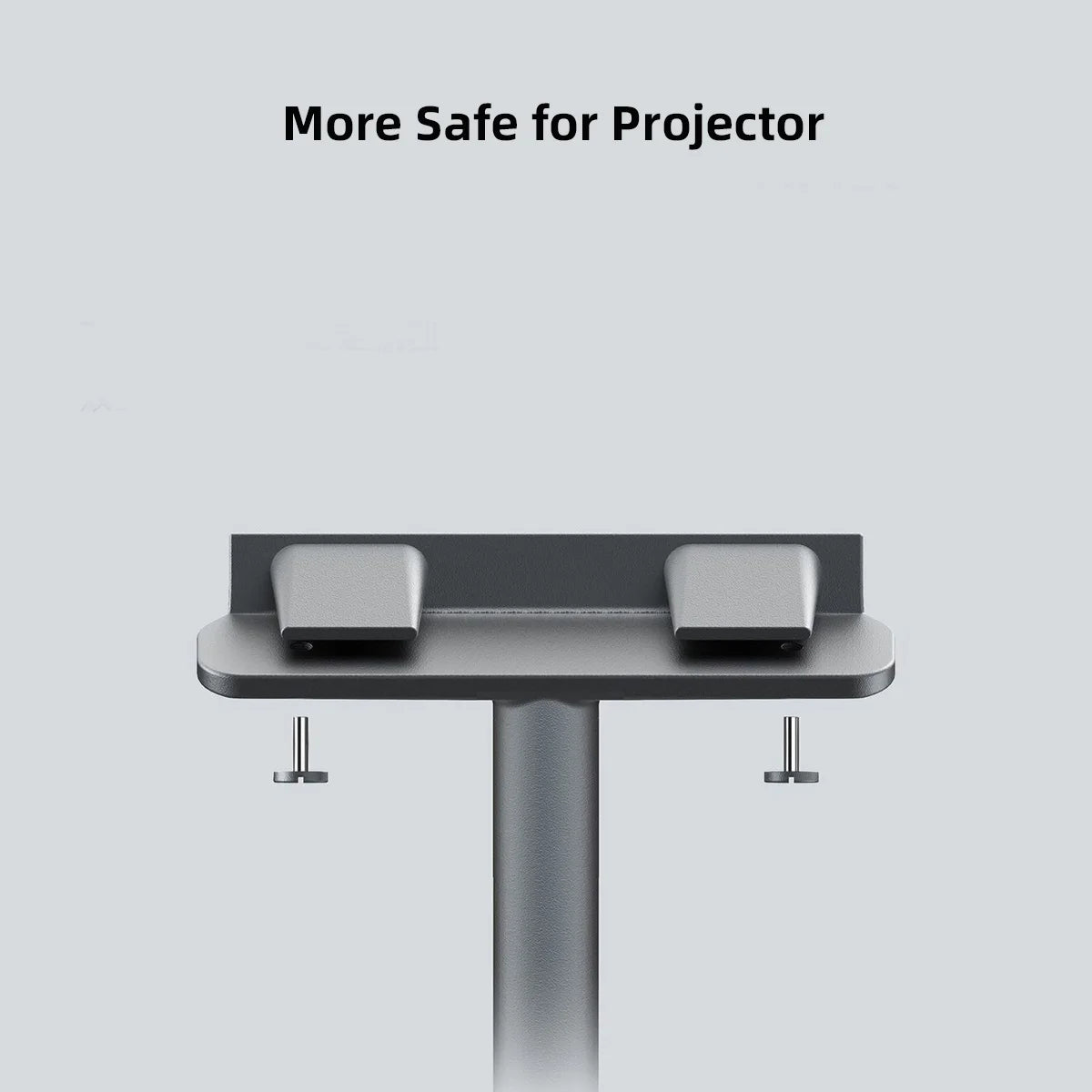 support projecteur réglable 25 65cm gris métallisé lisse moderne câble intégrérotation 360 độ