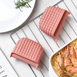 gants cuisine silicone rose bleu gris modernes grille opaques anti chaleur