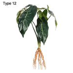 plantes artificielles arbres feuilles vertes moderne décoration extérieure ornement vertes minimalistes