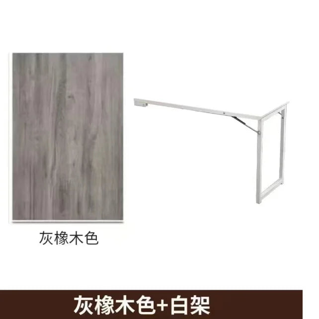 table pliable industrielle bois foncé métal noir texture bois naturelle vis fixations moderneextérieurcarrépliantemurale