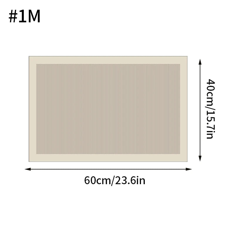 tapis bain anti dérapant absorbant moderne motif géométrique beige clair
