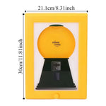 cadre photo gumball machine bonbons mms oursons decoratif ludique retro transparent plastique lisse