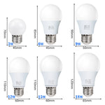 ampoules led 3w 6w 9w 12w 15w 18w e27 haute luminosité blanc opaque lisse