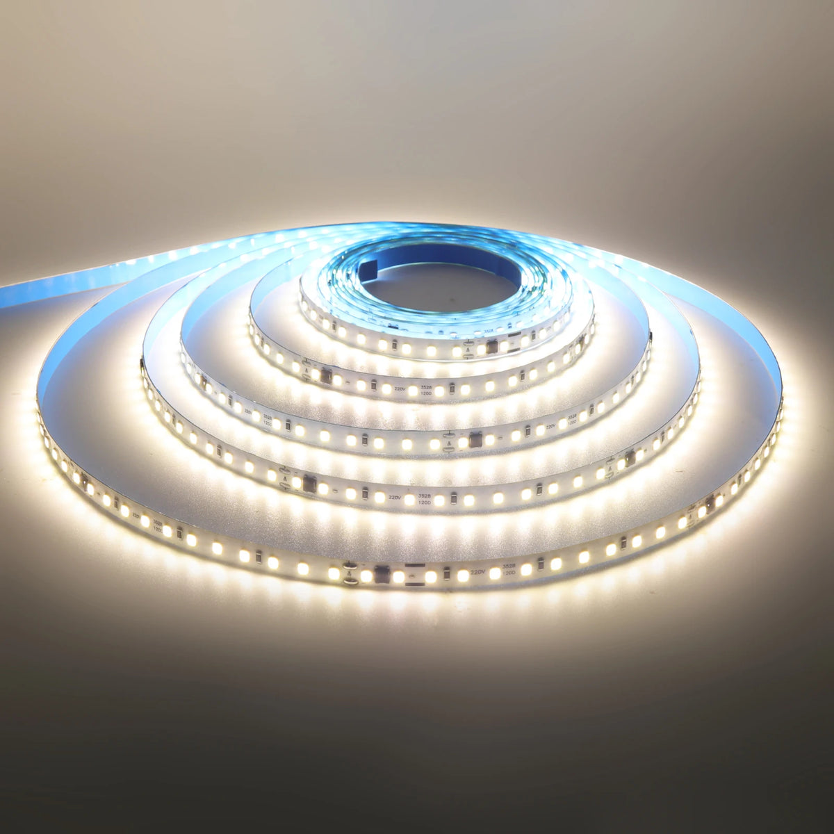 ruban led flexible 120led/m 220v 3000k 4000k 6000k adhésif salon moderne