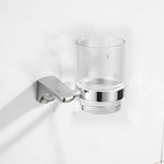 accessoires salle bain chrome porte serviettes double porte savon papier toilette brosse wc moderne