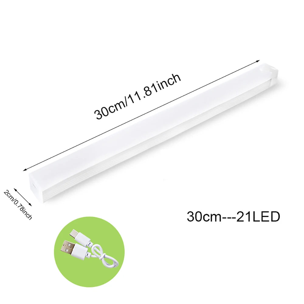 lampe led veilleuse sans fil détecteur mouvement aimantée blanc flux lumineux moderne urgence chambre