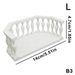 balustrade miniature noire cuivre classique décoration collection arrangement scène DIY