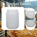 bac rangement plastique blanc imperméable 10l 15l stockage nourriture outils industriel utilitaire extérieurintérieur