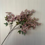 bouquet artificiel rouge foncé vert clair naturel intérieur décoration maison vaseolvablescss