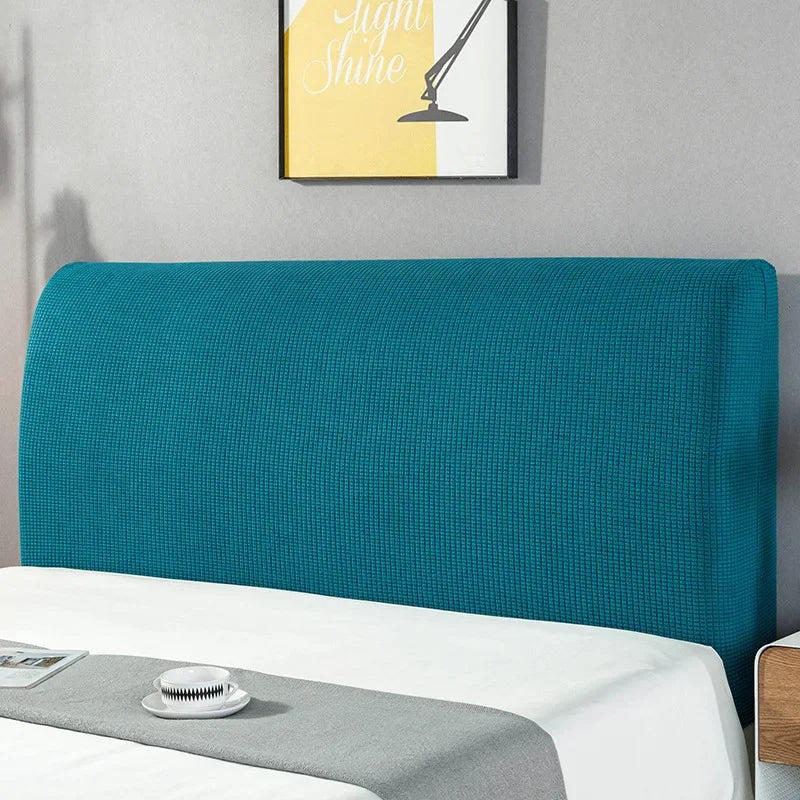 housse tête lit élastique protecteur textile moderne dossier lit maison blanc