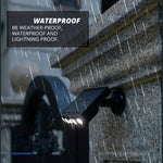 lampe solaire moderne blanc panneau solaire détecteur mouvement ip45 led étancheextérieururgence