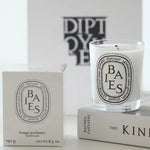 bougies parfumées marbrées blanc chandelier classique décoration maison coffret cadeau saint valentin mariage