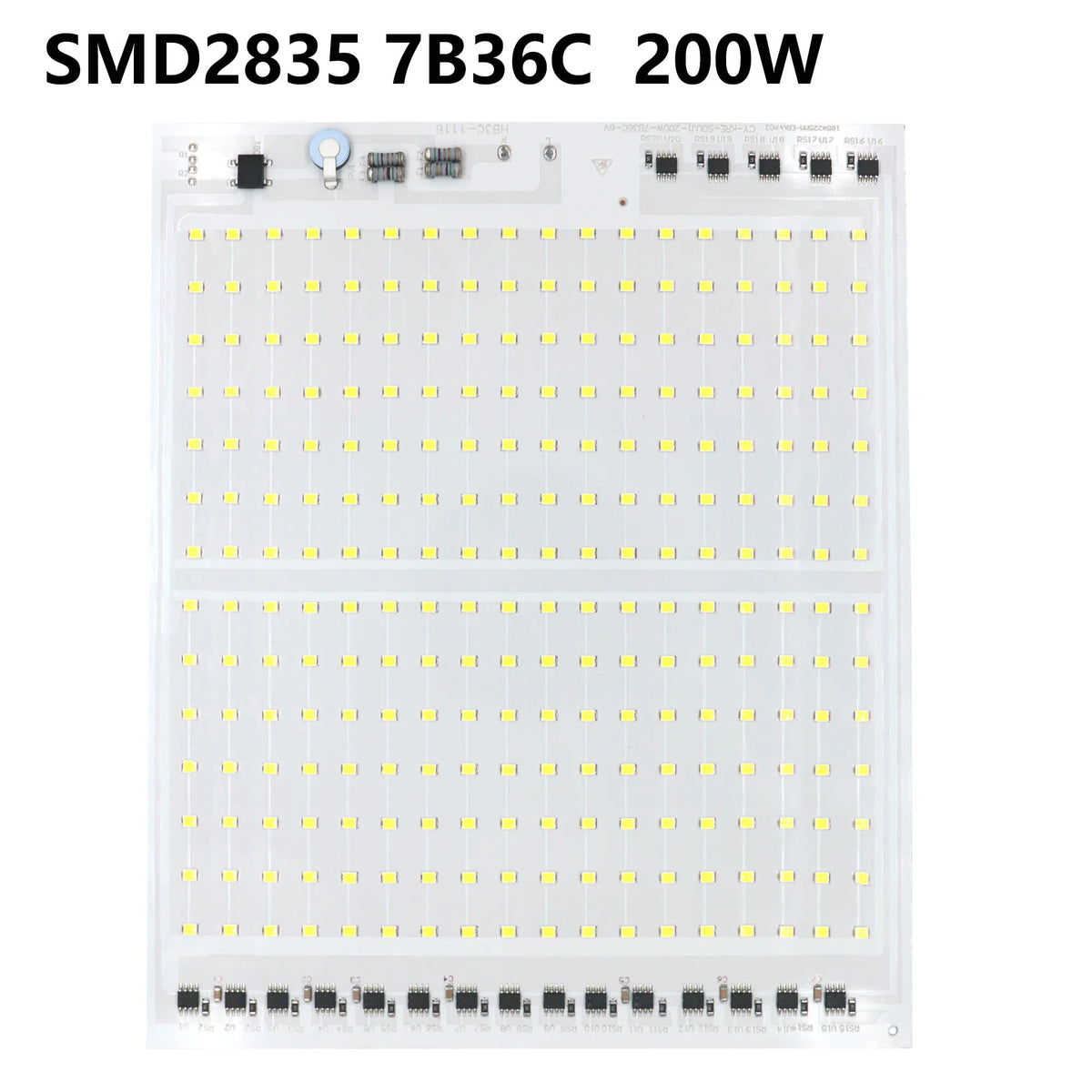 Panneau LED 150W 200W SMD2835 blanc moderne sans pilote 220V smart ic connecteurs commandes