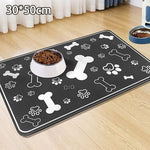 tapis sol chien chat imperméable antidérapant séchage rapide motif pattes