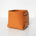 sac main simili cuir orange vert jaune moderne pliable poignées plantes sèches capacité charge