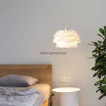 suspension lumineuse blanc rayures circulaires moderne câble suspendu flux lumineux 2000 82000 pvc opaque