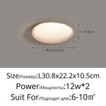 plafonnier moderne blanc rond éclairage quotidien surface opaque lumière led ultra mince