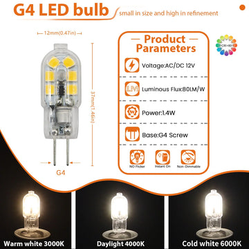 ampoule led g4 cristal blanc chaud lustre luminaire décoration intérieur moderne petite lampe