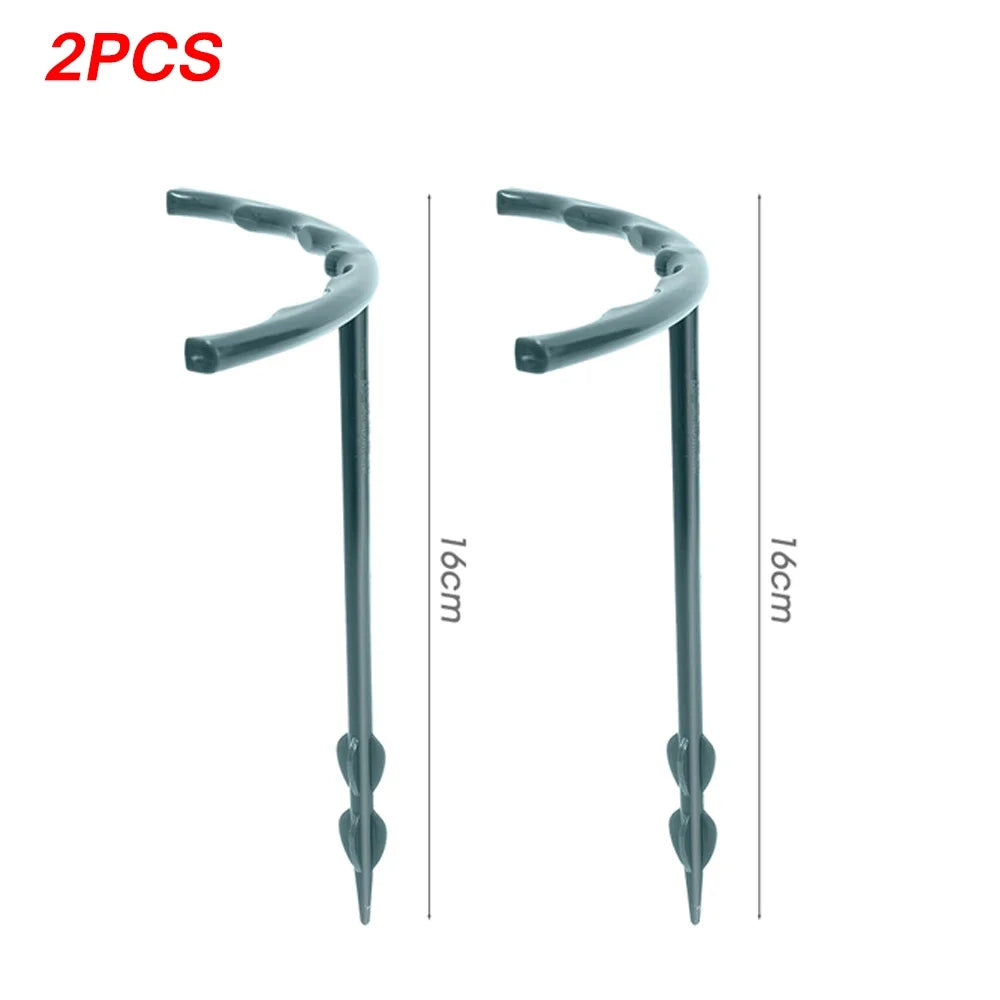 supports plante vert foncé moderne 16cm 27cm 16 tiges pliantes