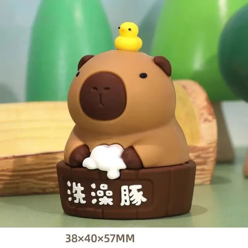 figurines animaux mignon résine couleur variée cartoon accessoire corbeille ordinateur anniversaire décoration enfants