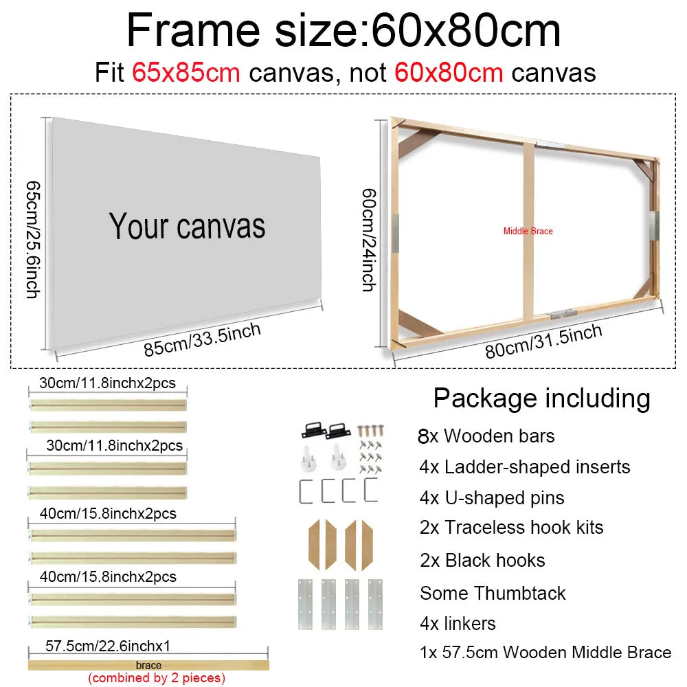 cadre mural bois moderne toile abstraite multicolore fleurs relief 60x80cm 55x75cm 55x85cm clips crochets