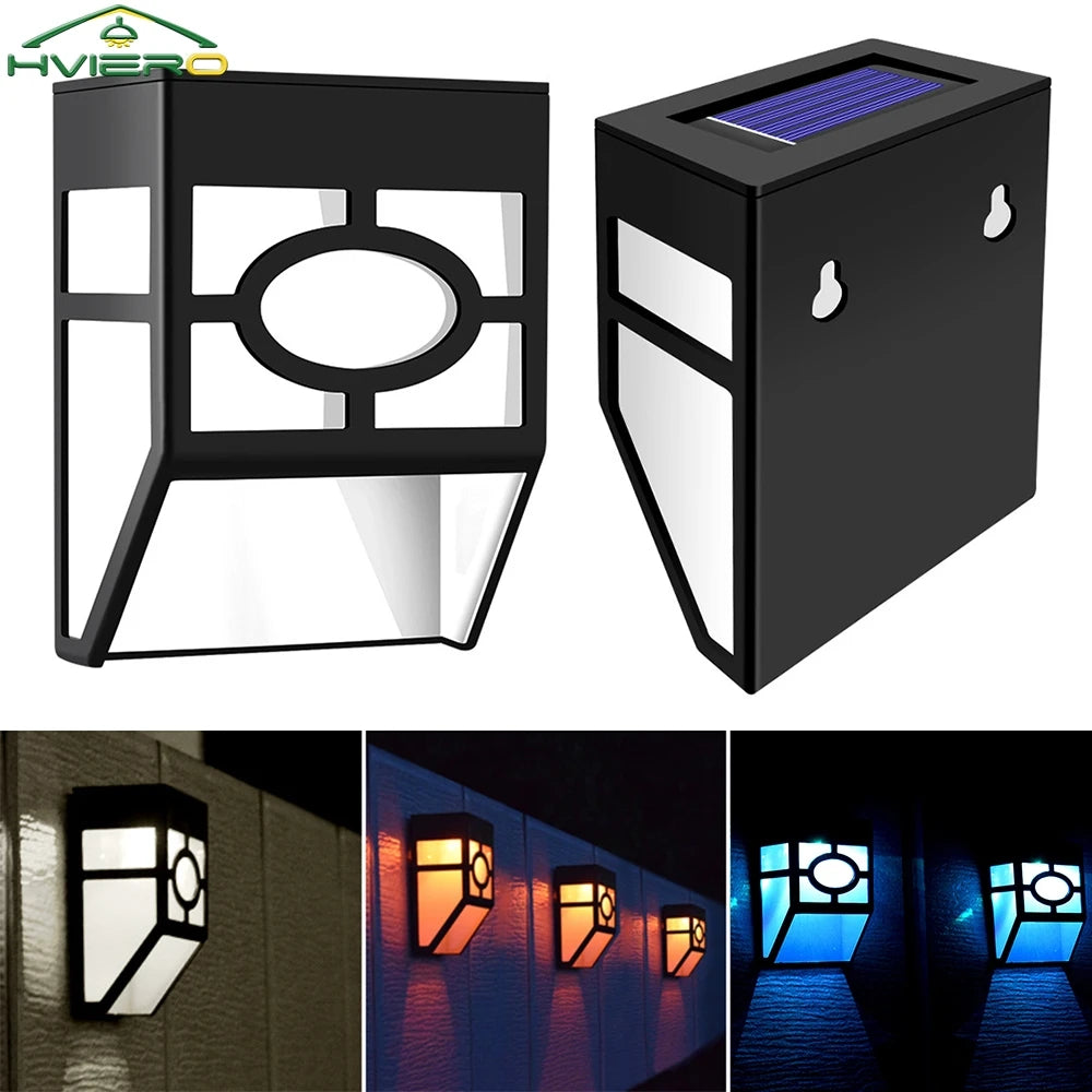 lampe solaire murale moderne transparente adhésif géométrique noirextérieur décoration led autonomeprotecteur ip65