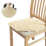 coussin chaise velours moderne beige gris élégants protection salon cuisine