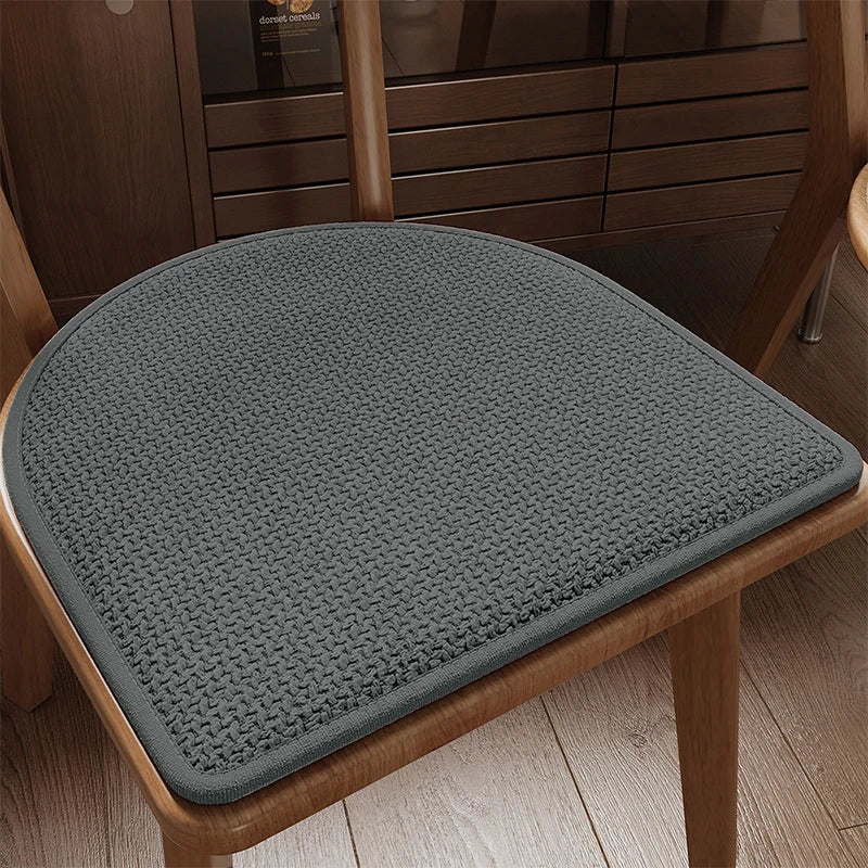 coussin chaise moderne beige tissé antidérapant durable polyester coton rond lit adultes