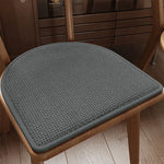 coussin chaise moderne beige tissé antidérapant durable polyester coton rond lit adultes