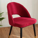 chaise moderne tissu petits points rose clair vert menthe bleu marine beige clair jaune