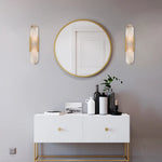 applique murale moderne marbre doré blanc gris éclairage led mur fixe élégantintérieur chambre