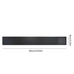 tapis barre silicone néoprène moderne perforé noir durable résistant chaleur comptoir maison