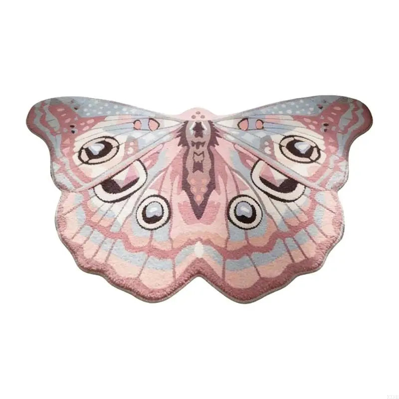 tapis papillon multicolore moderne polyester antidérapant salon chambre coucher doux