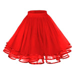 Jupe plissée évasée bleu marine noir vert rouge violet blanc translucide vintage ceinture élastique