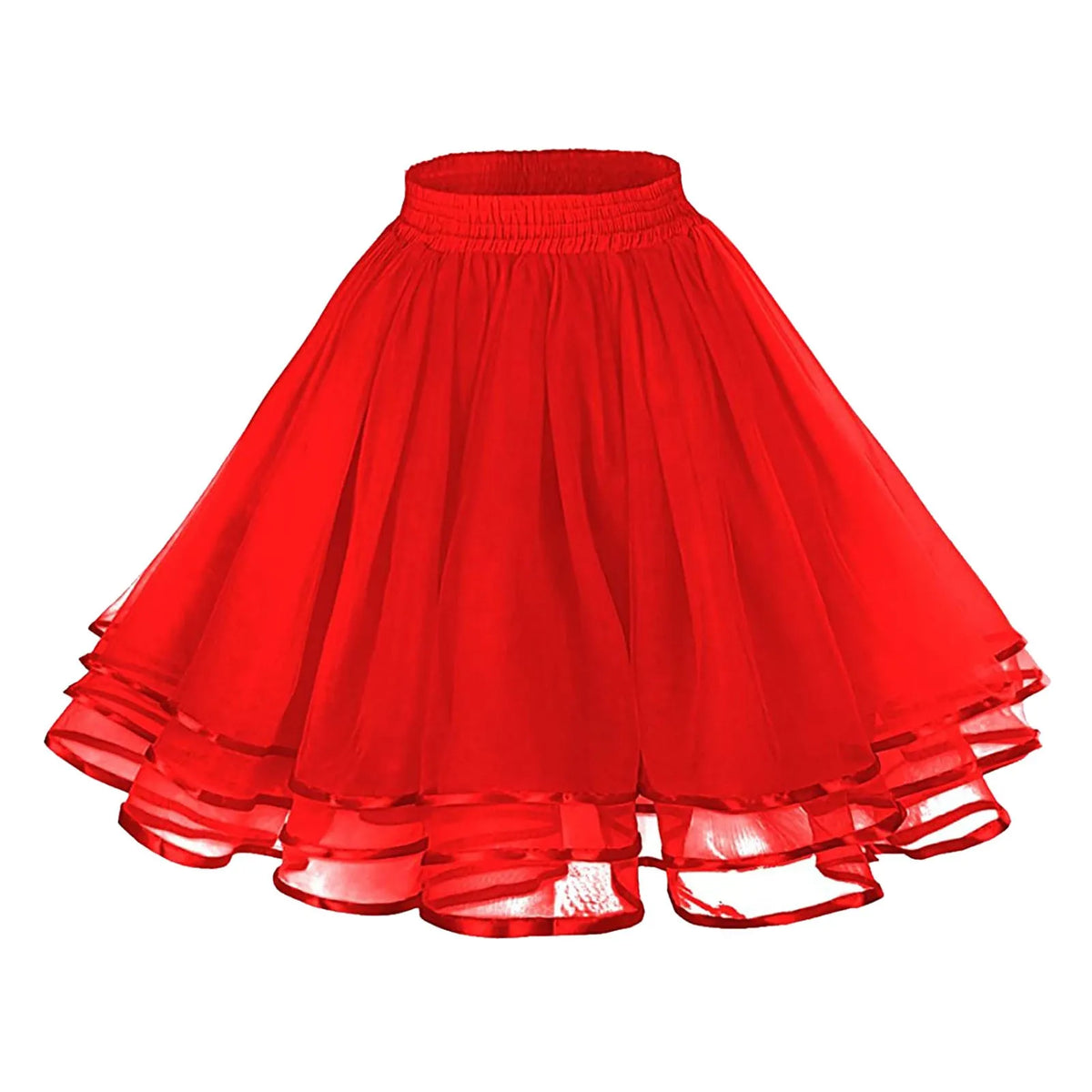 Jupe plissée évasée bleu marine noir vert rouge violet blanc translucide vintage ceinture élastique