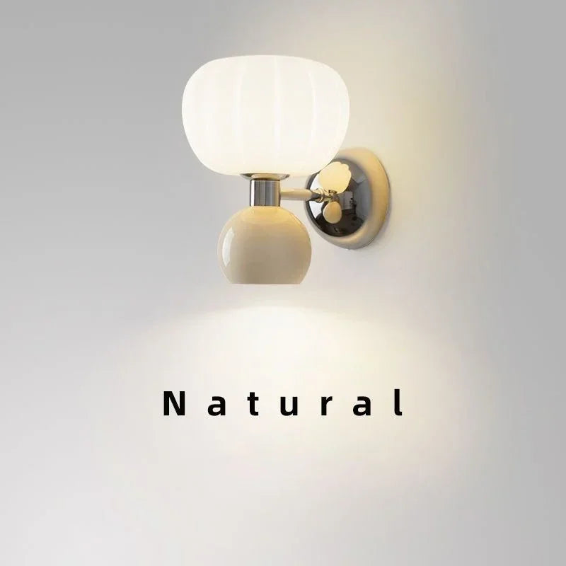 lampe murale moderne blanc beige vert matériau fer murale éclairage quotidien nordique 249 2000