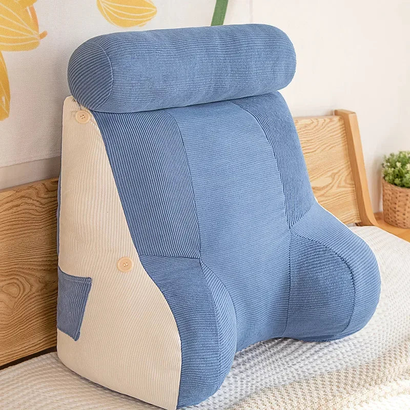 coussin soutien ergonomique moderne lavable vert rose gris bleu jaune pp coton polyester