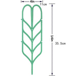 support plante feuilles stylisées moderne vert adhésif balcon jardin pot fleur fixe croissance optimale