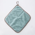 serviette cuisine microfibre absorbante rose bleu nettoyage vaisselle ménager douce pratique lot