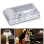 lampe led détecteur mouvement autoactivation adhésif blanc translucent capteur lumière urgence moderne compact porte