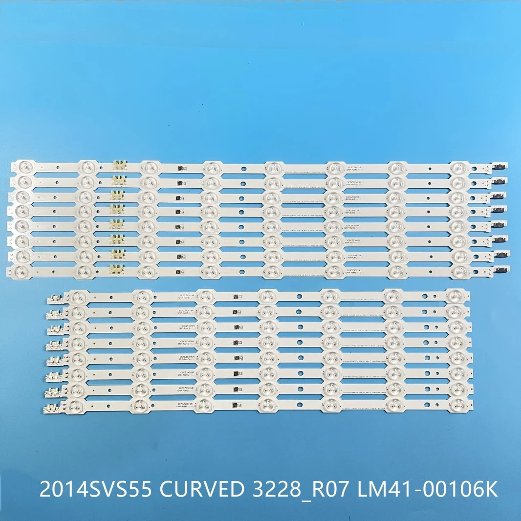 bande led rétro éclairage blanc moderne téléviseur fixations led rondes uniformes
