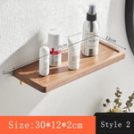 étagère bois naturel moderne minimaliste finition brillante fixation murale chambre salon salle bain